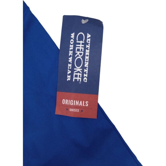 Cherokee Workwear Cargo Scrub Pants Medium Unisex Drawstring TALL 4100T Royal - Picture 5 of 8